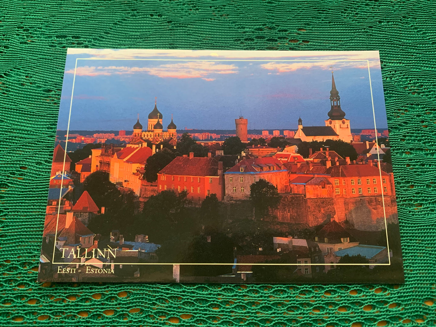 Set of 3 Tallinn Estonia postcards - 2000's - unused