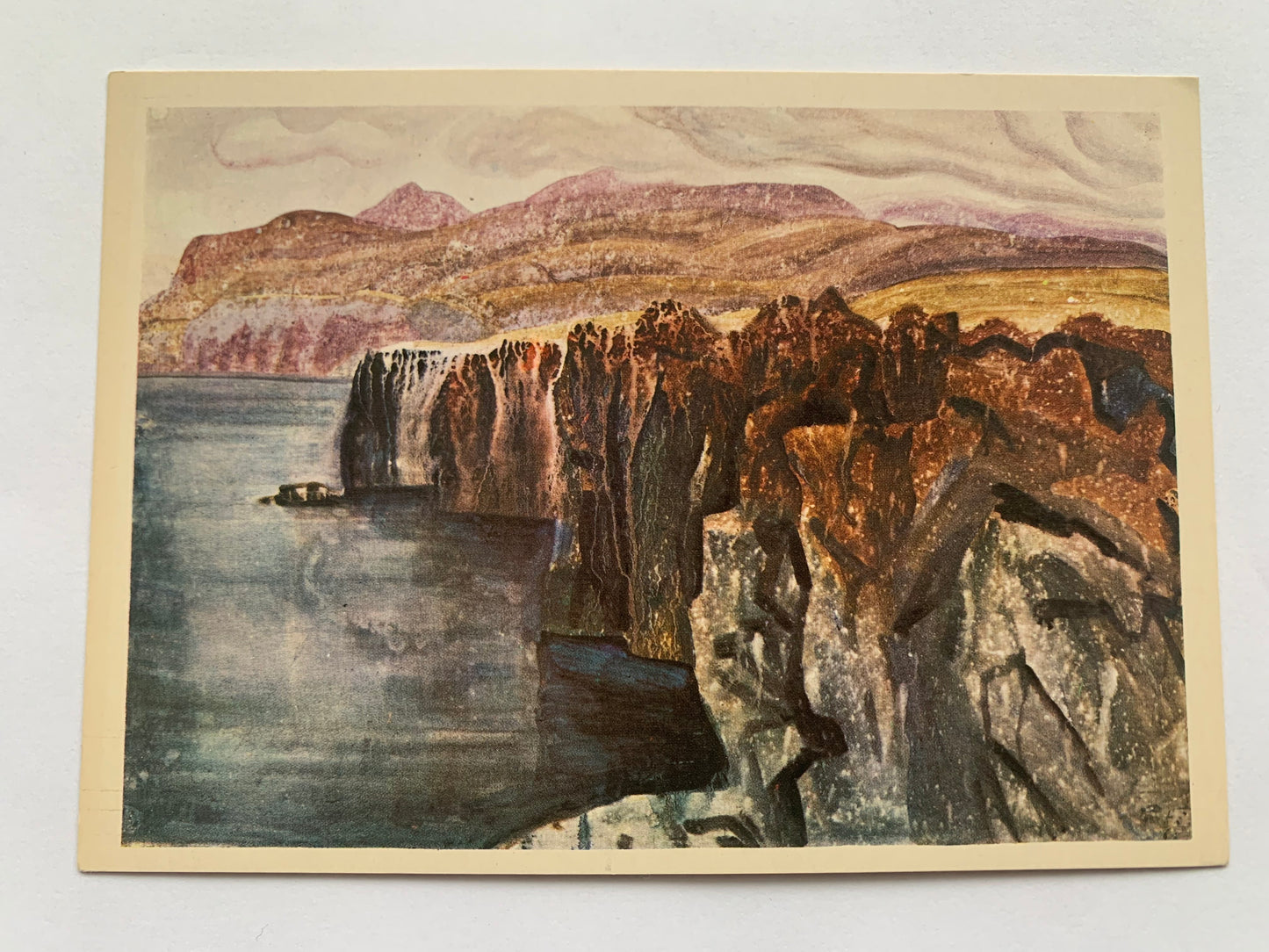 Soviet art postcards - Nature view cards - Artist G.EFIMOCHKIN - 1982 - unused