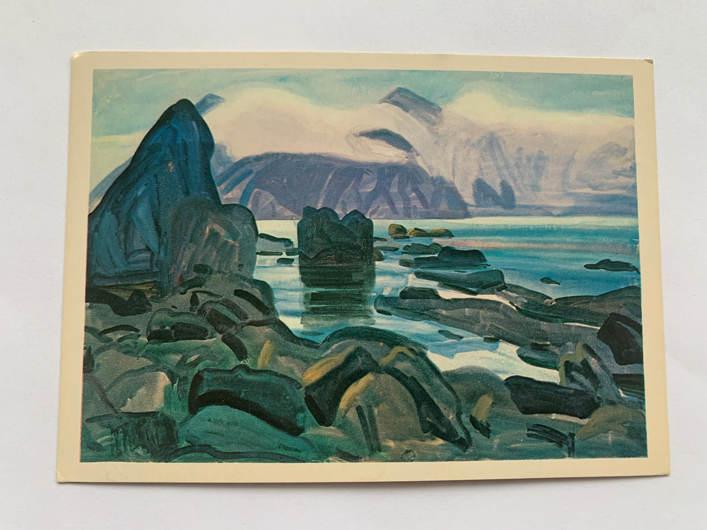 Soviet art postcards - Nature view cards - Artist G.EFIMOCHKIN - 1982 - unused