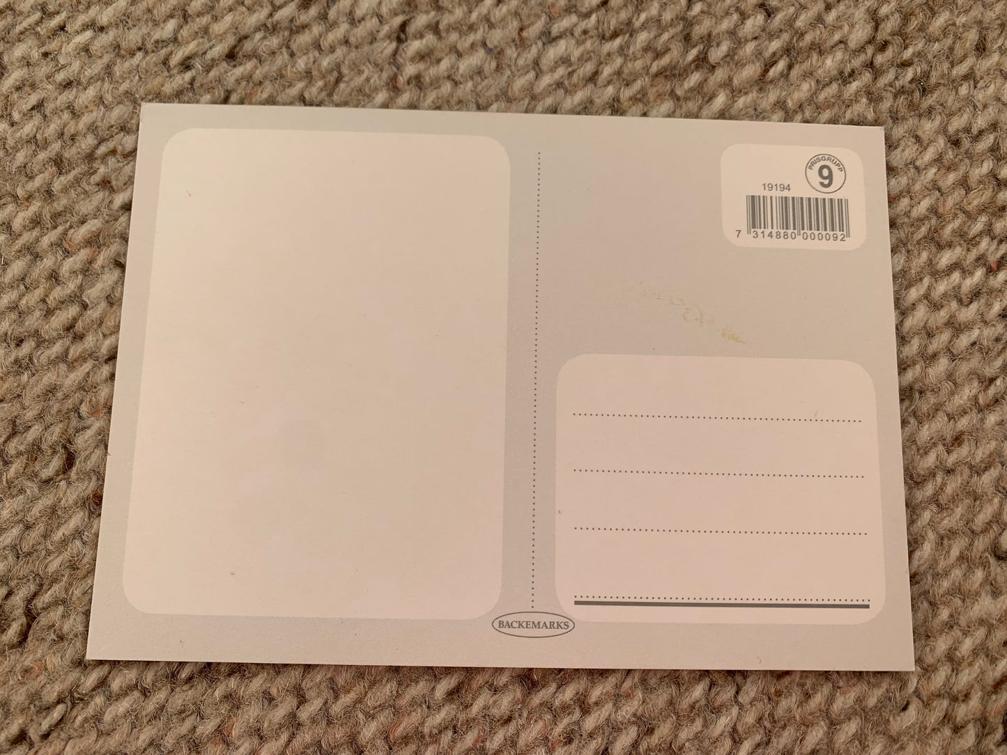 CAT postcard - Collectible card - unused
