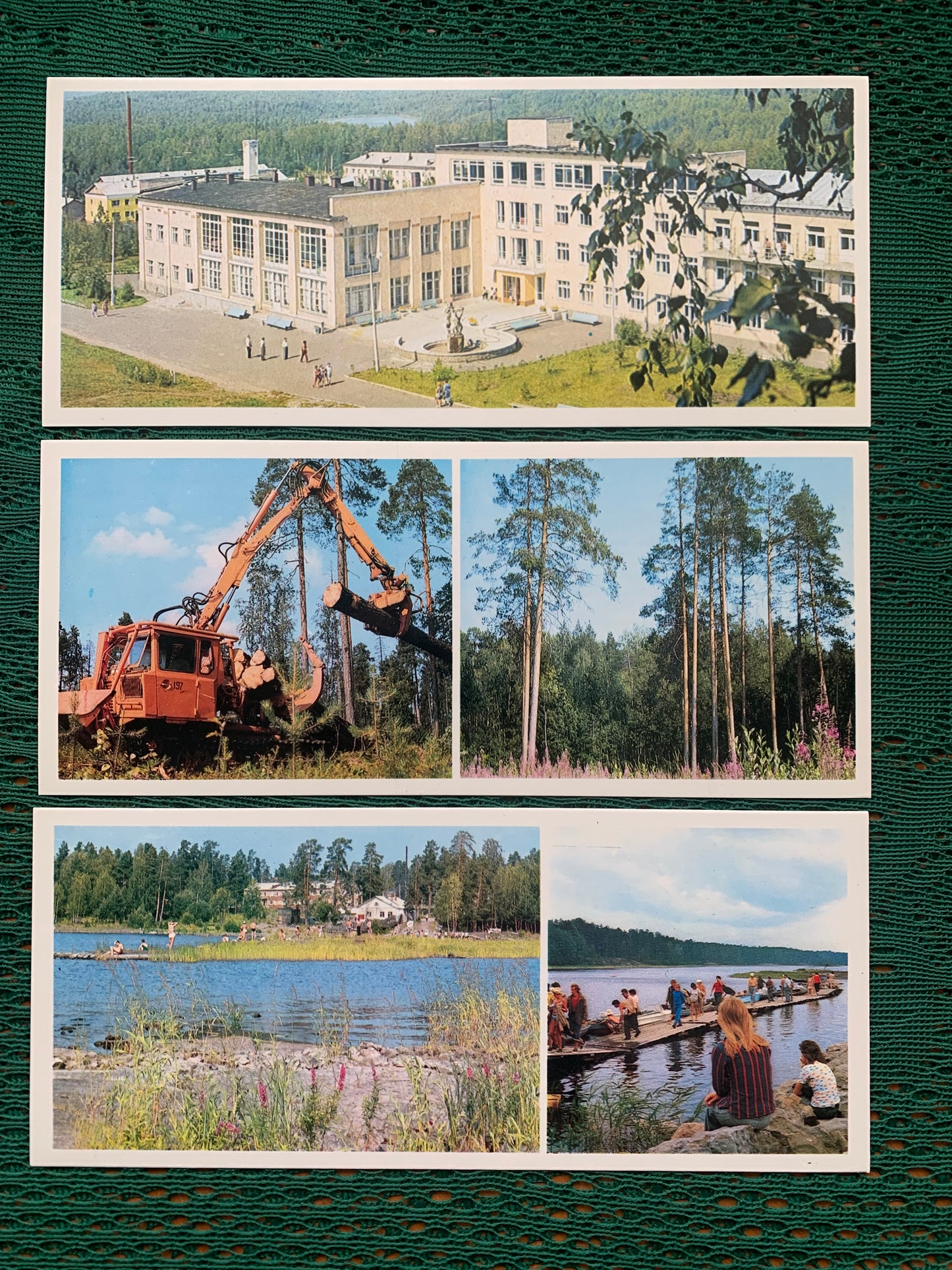 Soviet-time postcard set for collecting - IN KARELIA - Views of Karelia - 1976 - unused 18 postcards