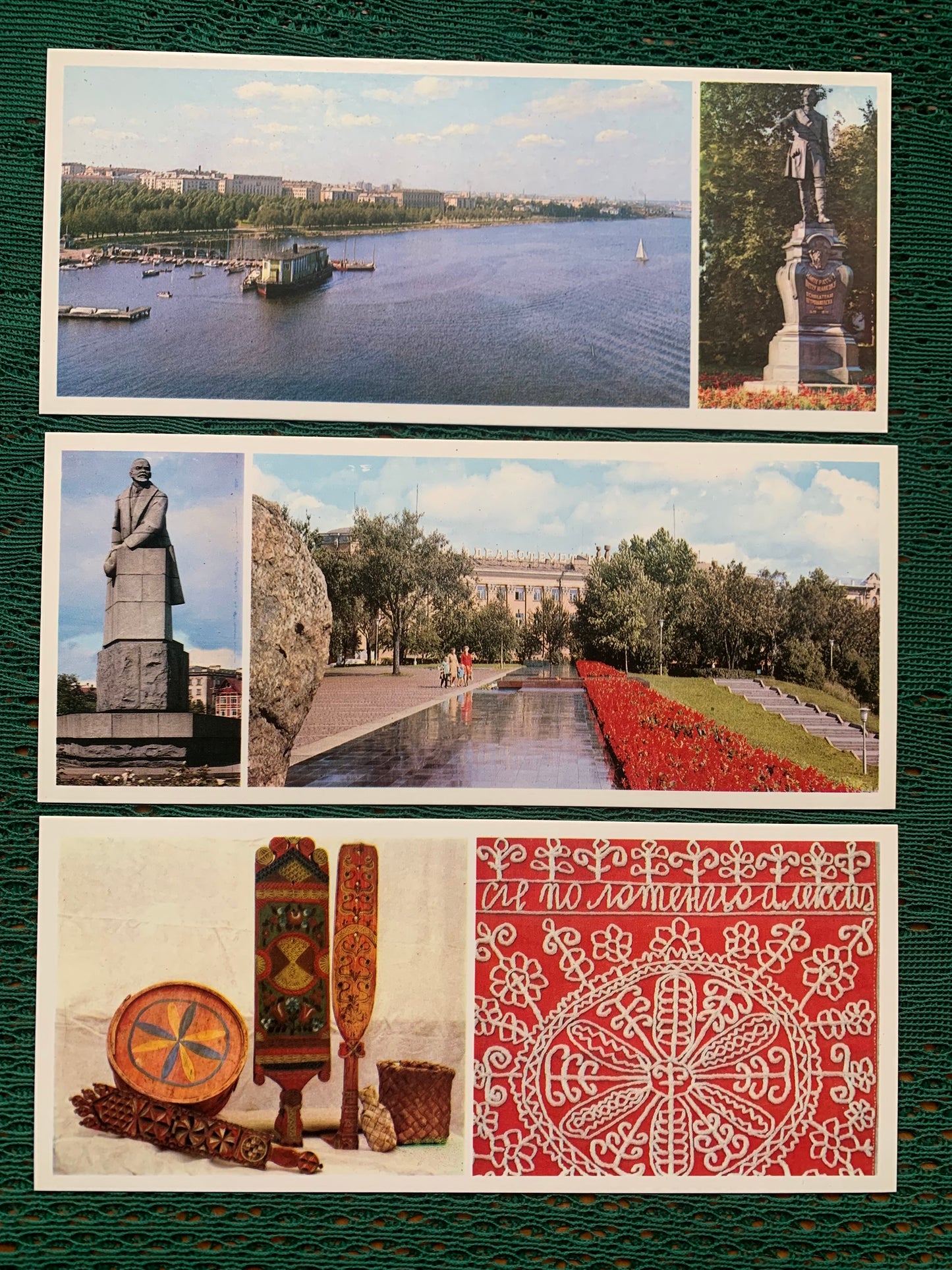 Soviet-time postcard set for collecting - IN KARELIA - Views of Karelia - 1976 - unused 18 postcards