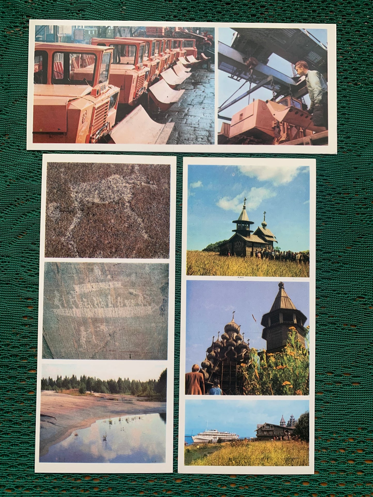 Soviet-time postcard set for collecting - IN KARELIA - Views of Karelia - 1976 - unused 18 postcards