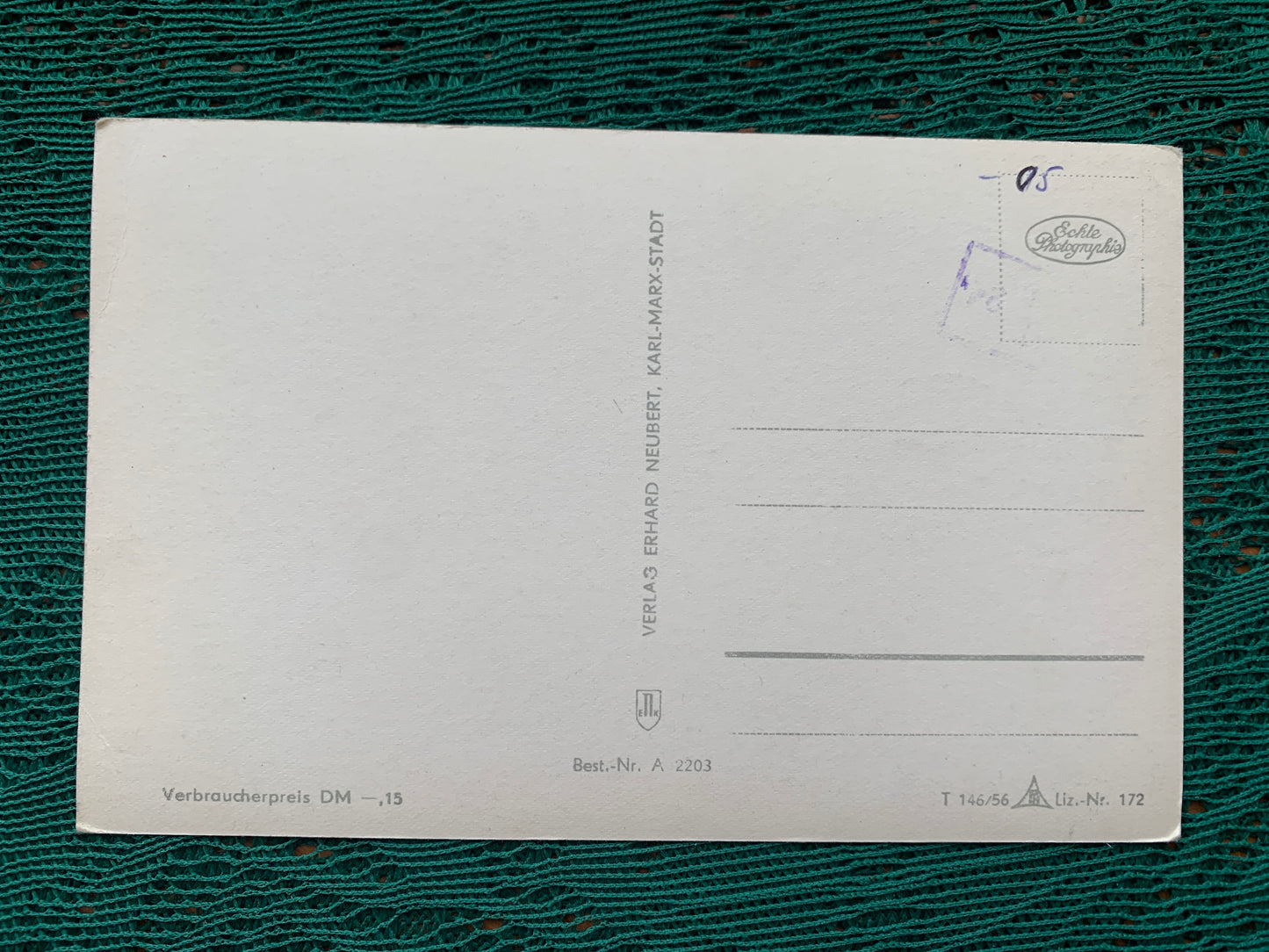 Old German postcard - Antique postcard - Elstertalbrücke, Vogtl. Schweiz - early 1900s - Unused