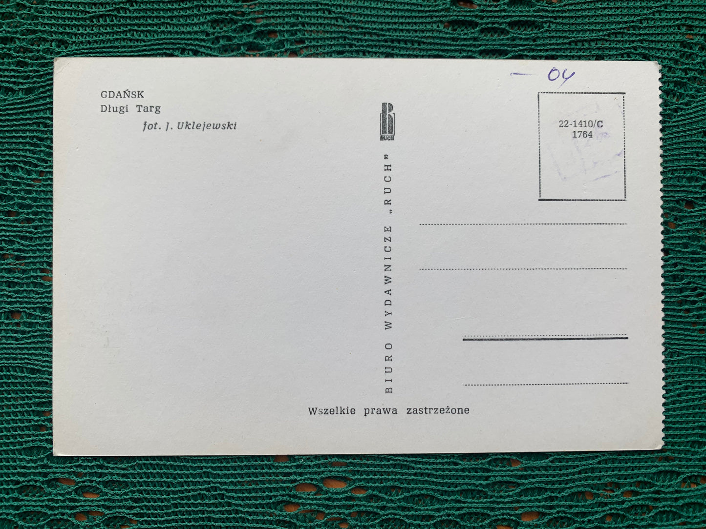 Old postcards - Poland view cards - Gdansk - Duszniki Zdroj - photo postcards 1950's - Unused
