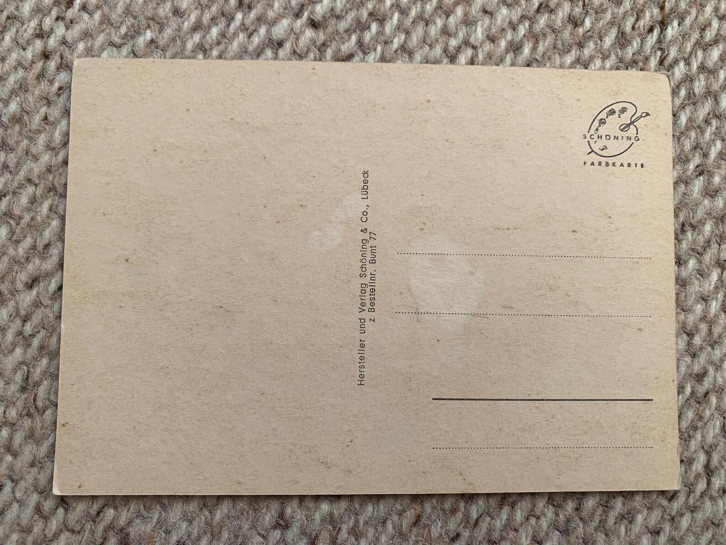 Old German postcard - Antique postcard - Humour Post card - Carte Postale - Early 1900's - Unused