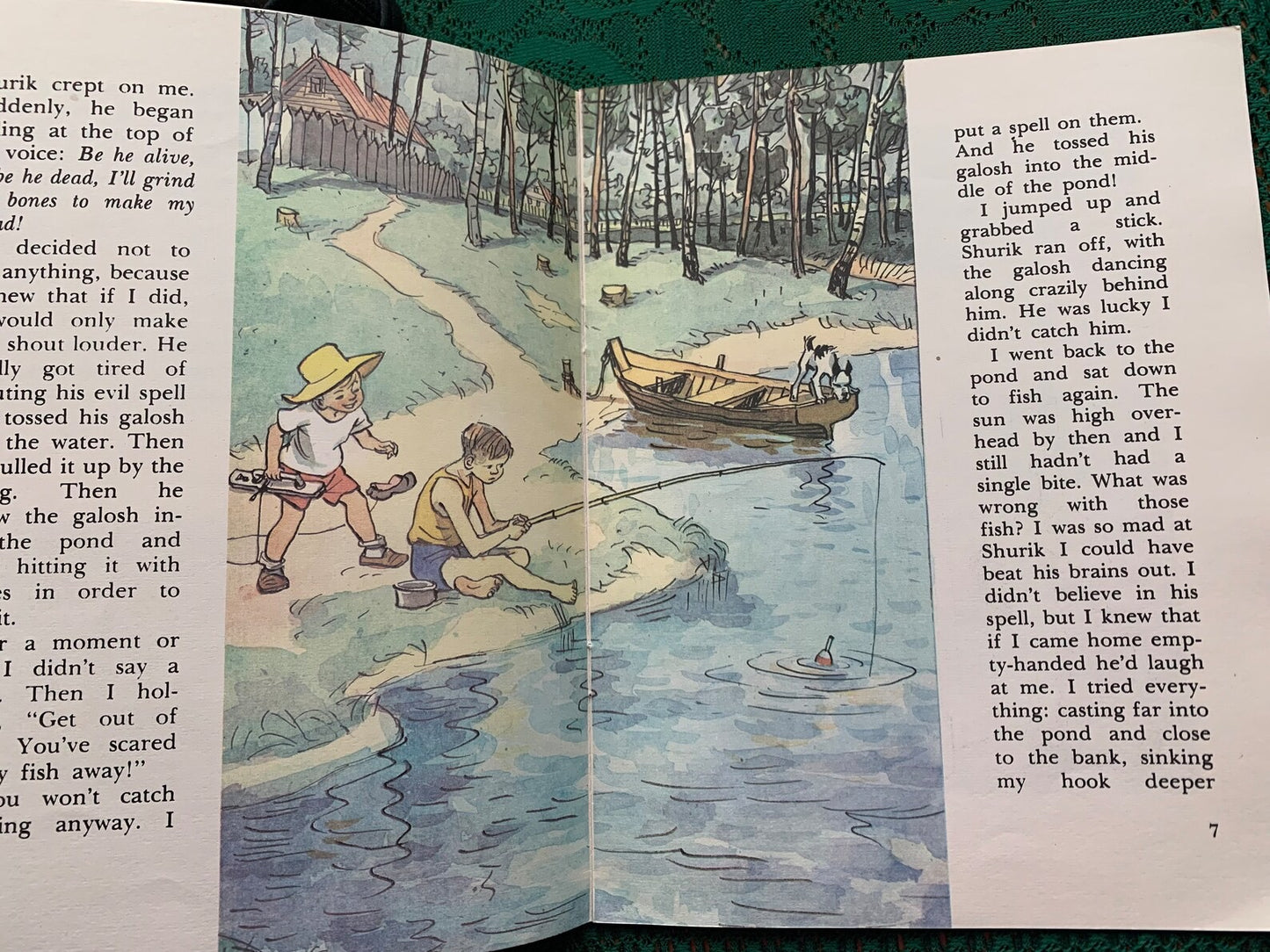 Vintage Russian Children's Book in English - Nikolai Nosov - VISITING GRANDPA - Printed in USSR - 1985