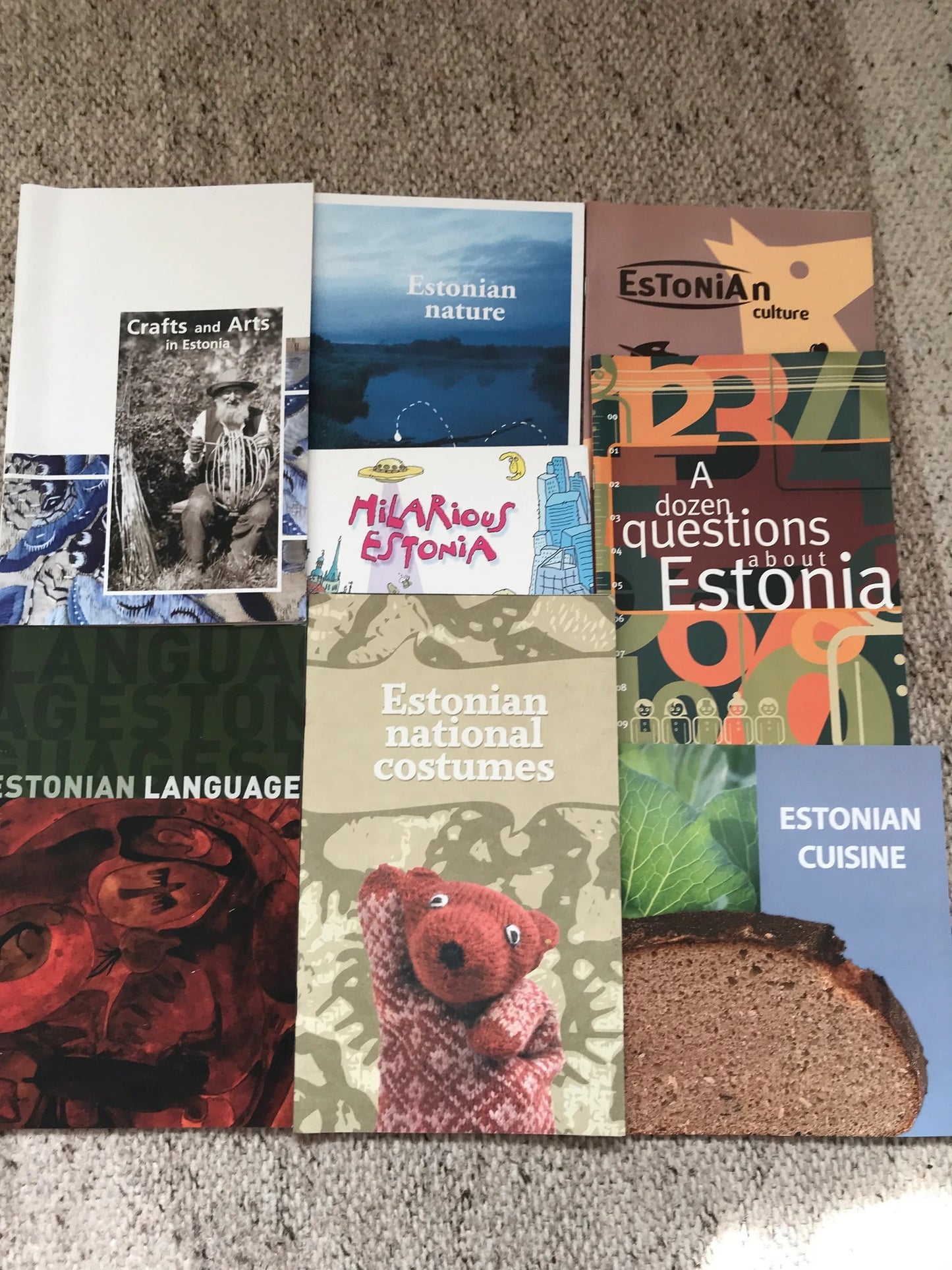 Amazing 8 books about Estonia and Estonians - A lot of facts and photos plus more information - All books are in English language.