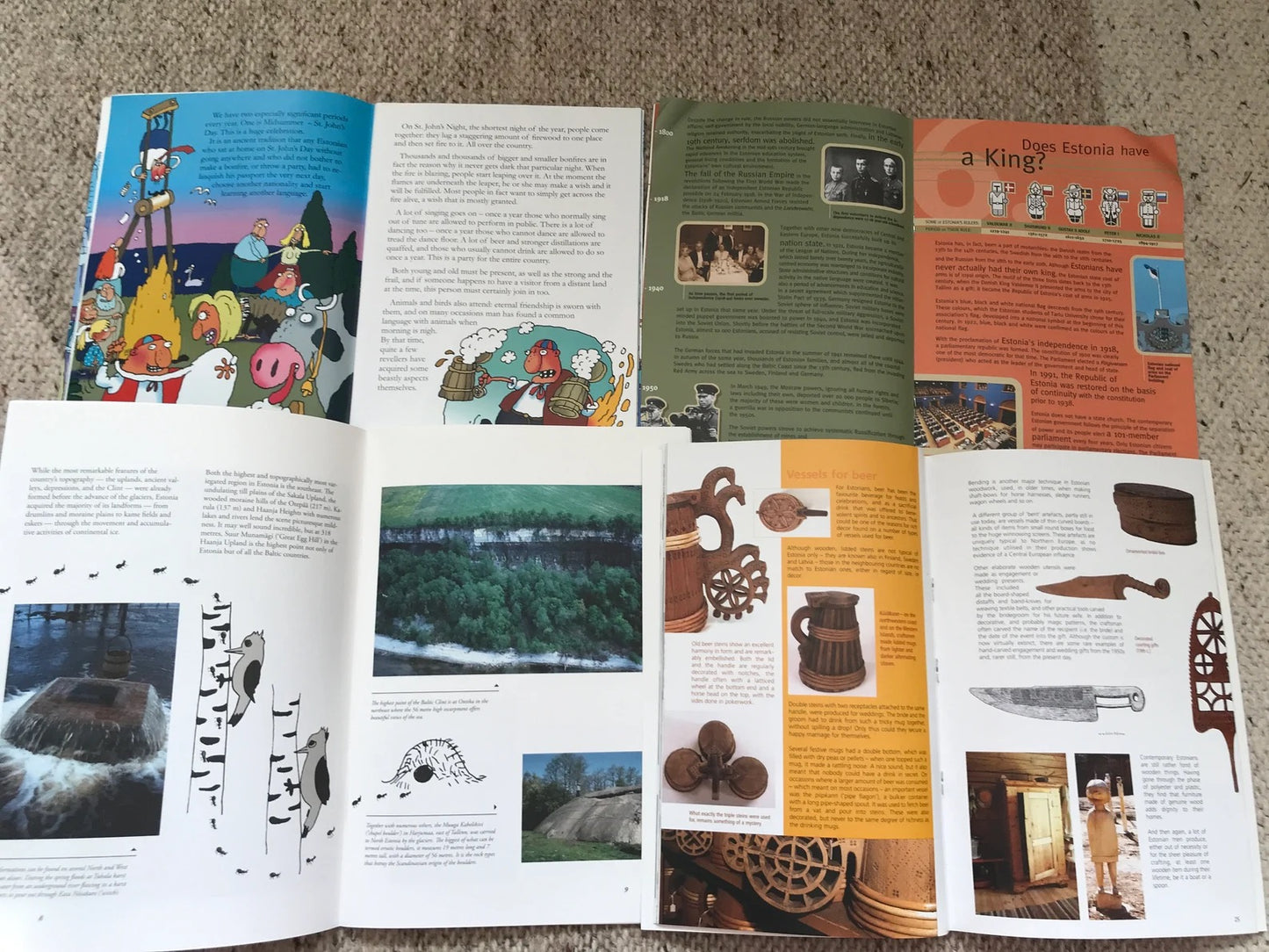 Amazing 8 books about Estonia and Estonians - A lot of facts and photos plus more information - All books are in English language.