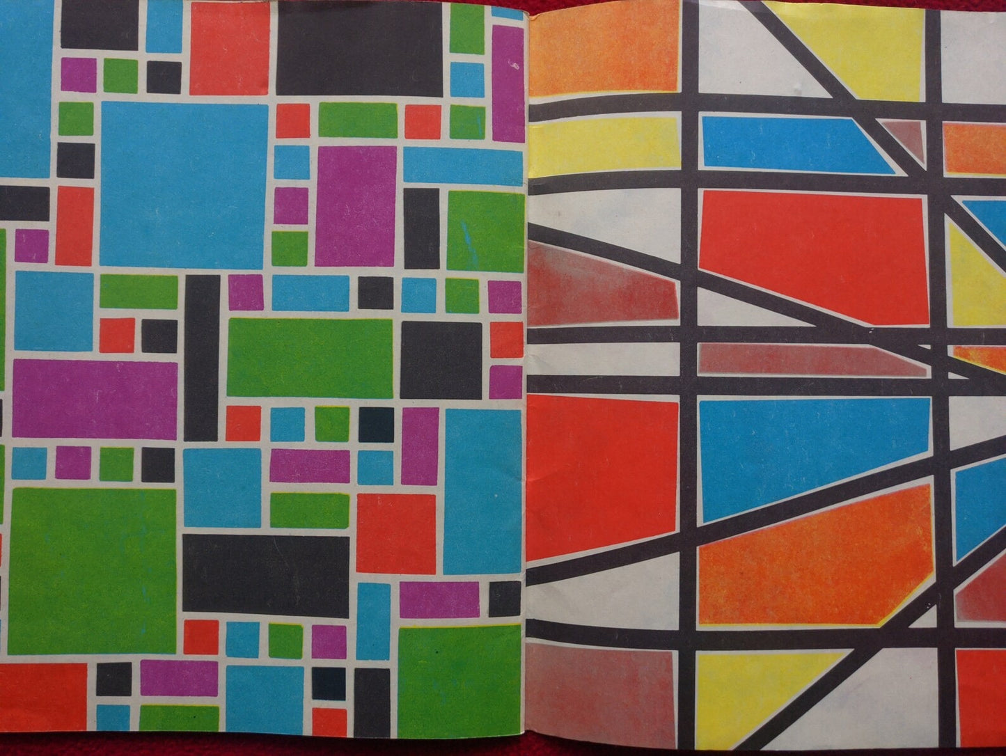 Estonian Children's Craft book - LETS MAKE PAPER MOSAIC - Printed in 1970 - USSR