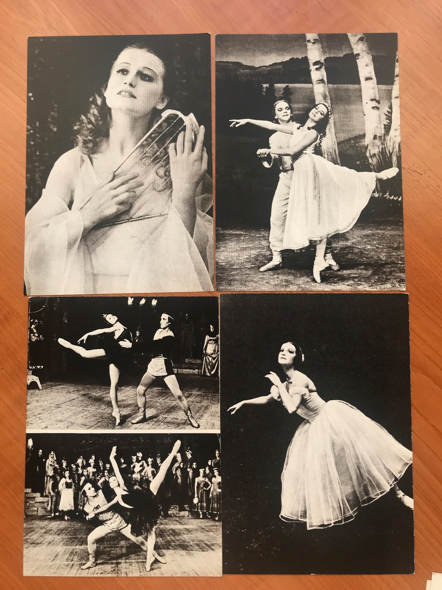 Set of 15 postcards - Estonian Ballet - Prints about Estonian ballet dancer Helmi Puur - Printed in USSR - 1979 - unused