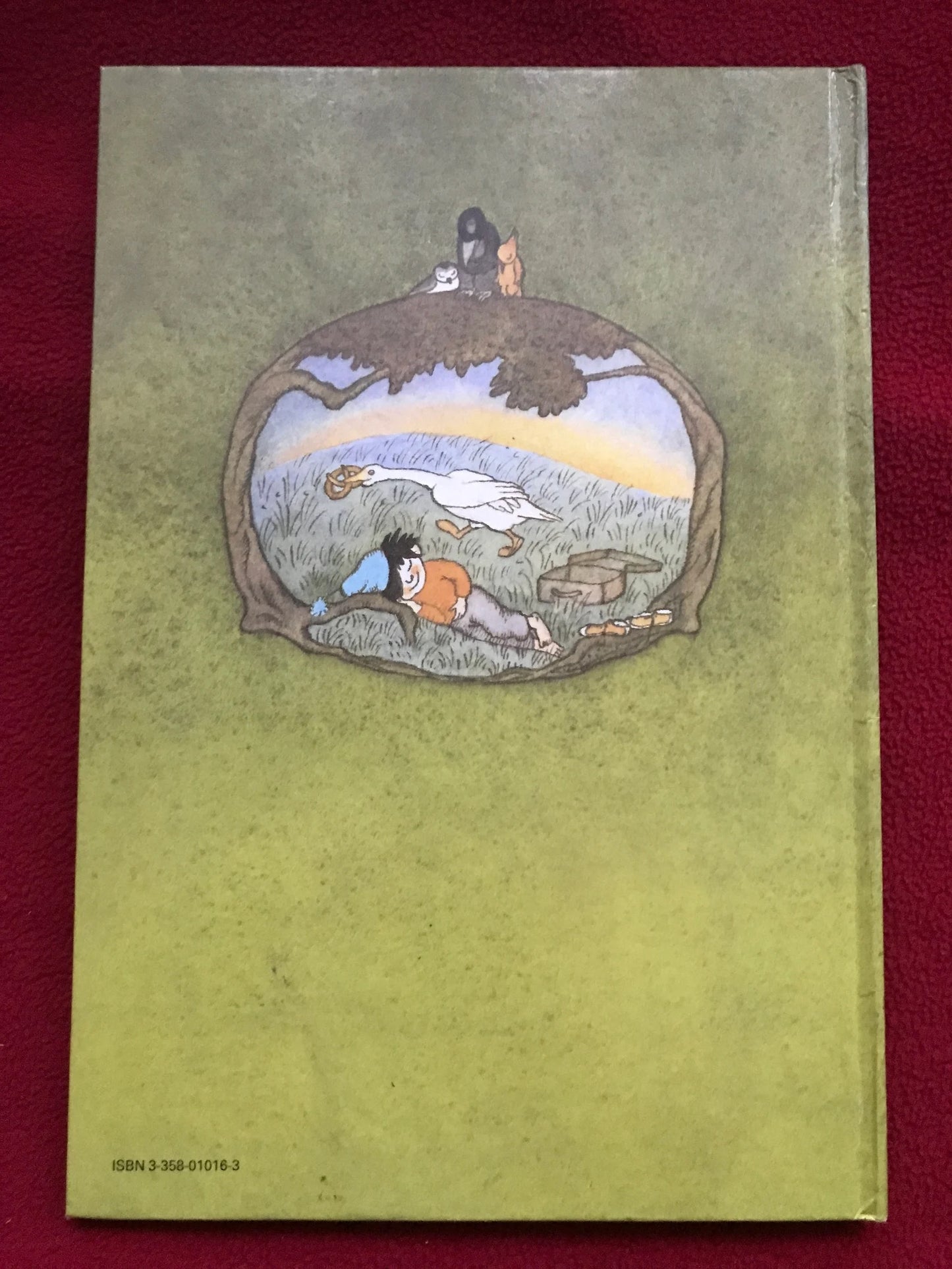 Vintage DDR (1988) children's book "Once upon a time there was a Bu" - Es war einmal ein Bu - Primer book in German. Gorgeous illustrations.