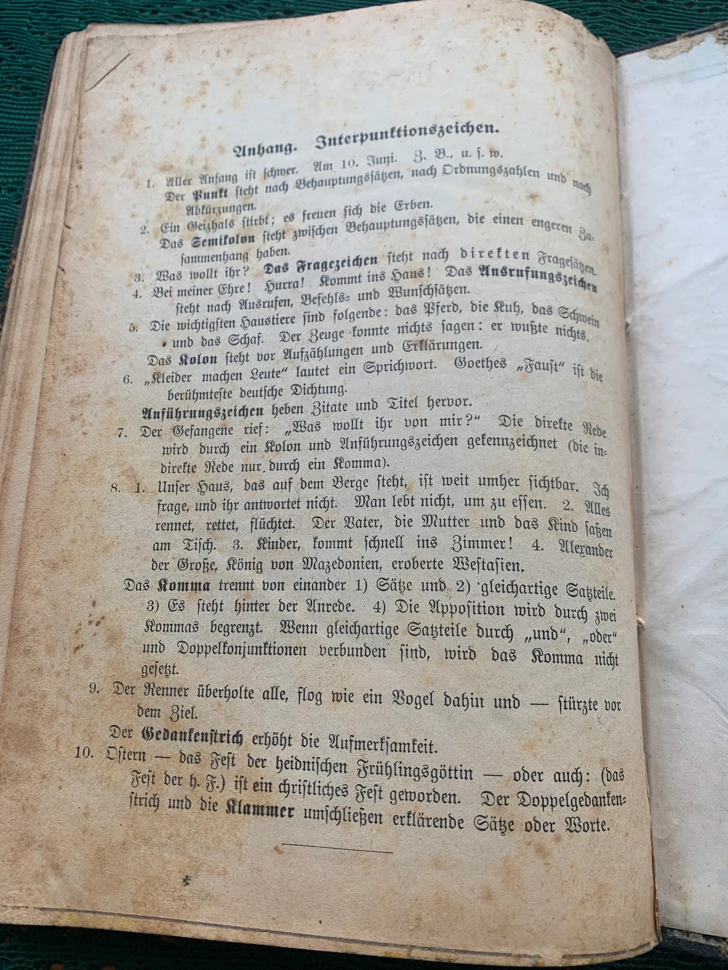Antique Book from 1880s in German - Phantasien und Geschichten - Nikolaus Gogol (Nikolay Gogol)