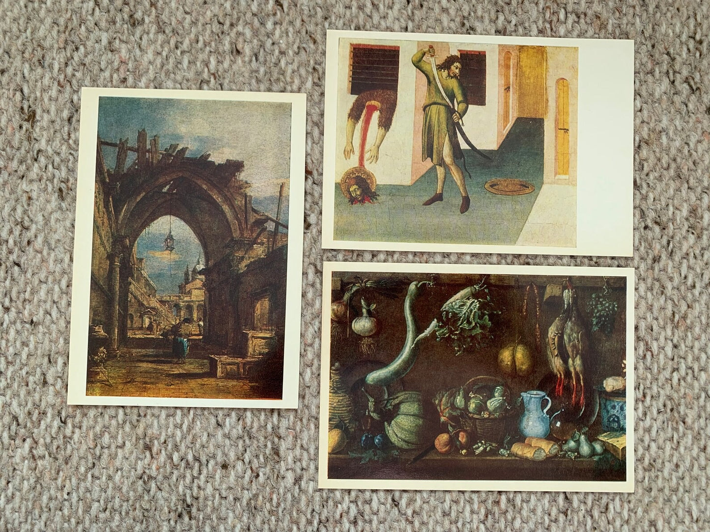 ITALIAN_PAINTING 13th to18th CENTURIES - 16 Vintage unused USSR art postcards - The Pushkin Museum of Fine Arts - Di Pietro Crespi Tiepolo Di Tito