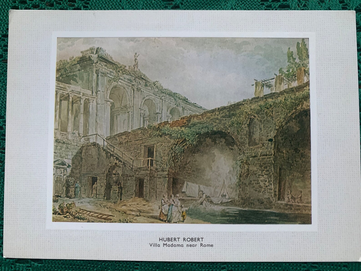 Soviet art postcards - Hubert Robert - Jan Bruegel the Elder - Rockwell Kent - Eskimo in a Kayak - Printed in USSR - collectible cards - 1980s - unused