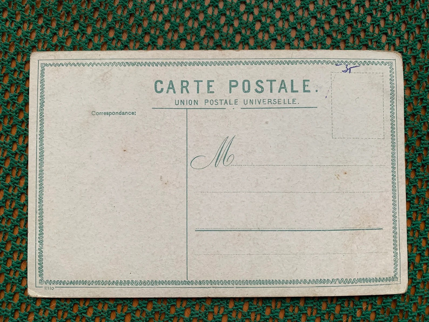 Old postcard - Antique postcard - Yuksek Kaldirim - High Sidewalk - Salut de Constantinople - Istanbul - Turkey - early 1900's - unused