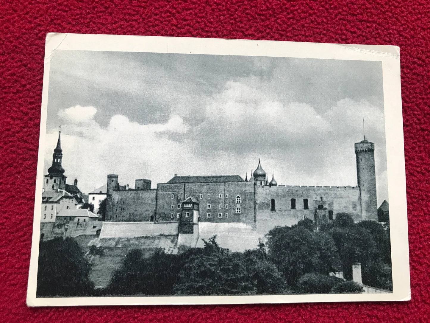 Vintage set of 7 black and white postcards - Soviet Estonian postcards - Tallinn view cards - Old prints - Collectible - 1960s - USSR - unused