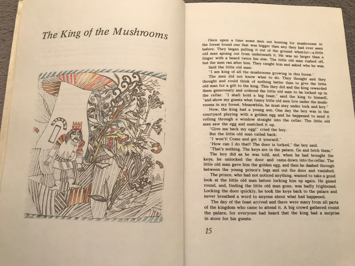 Vintage Children's Book in English - ESTONIAN FAIRY-TALES - 1981