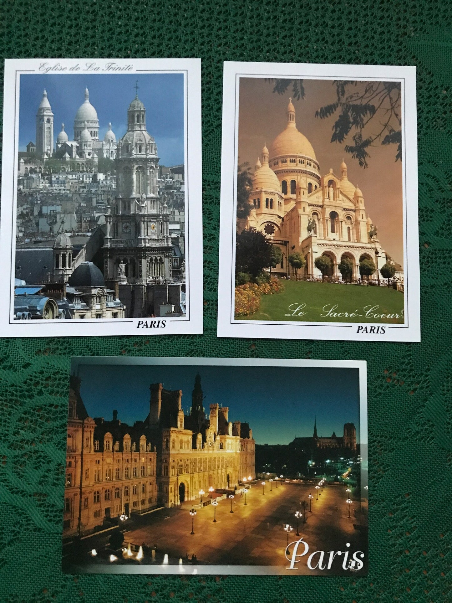 Set of 18 PARIS France postcards from 2000s - Postcrossing viewcards
