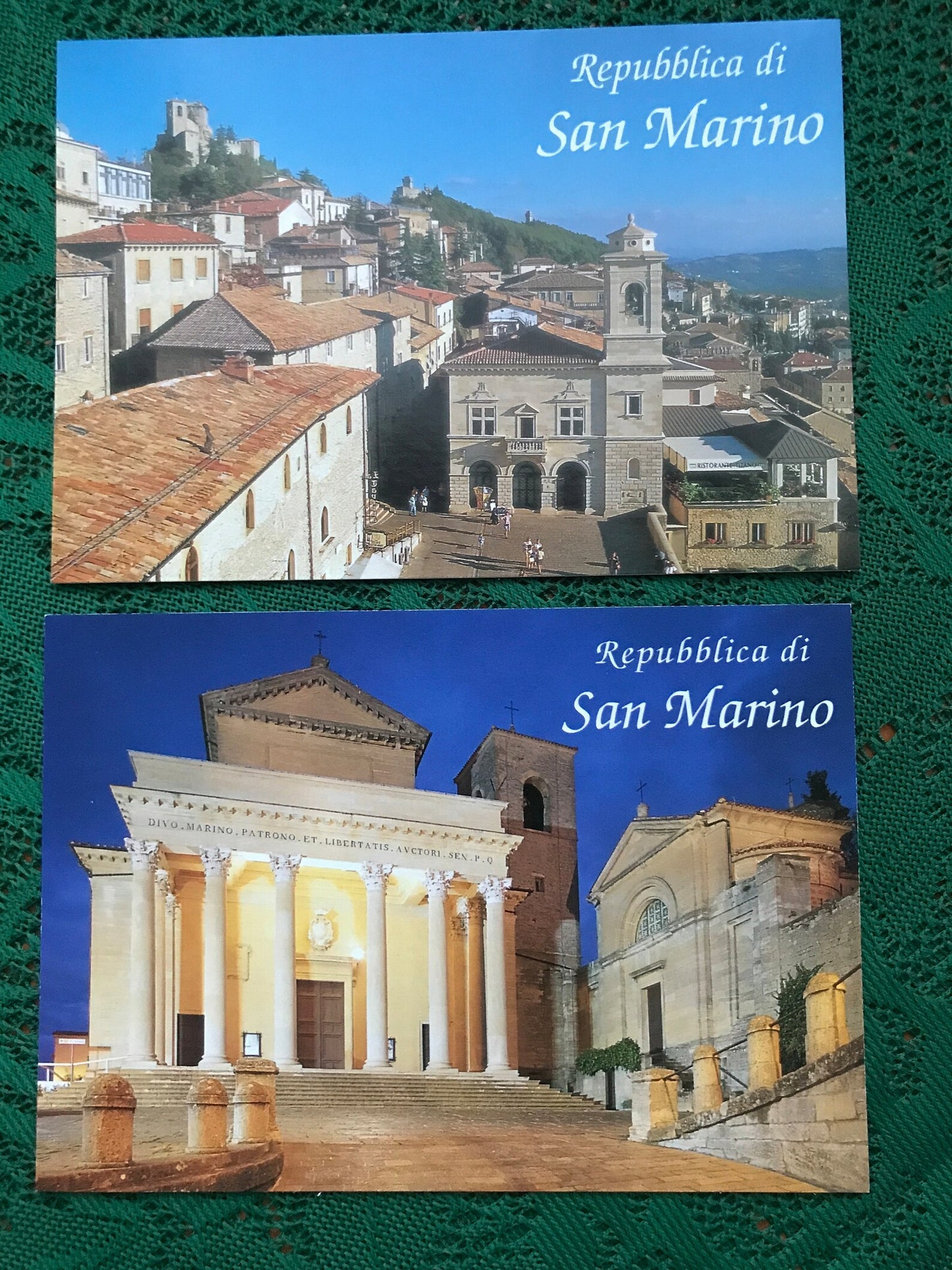 Set of 5 SAN MARINO Italy postcards from 2000s - Postcrossing viewcards