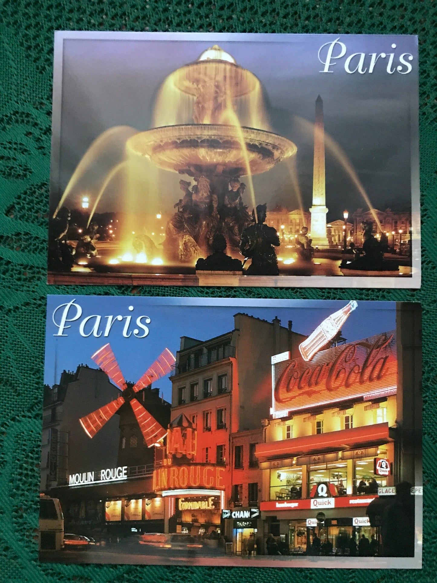 Set of 18 PARIS France postcards from 2000s - Postcrossing viewcards