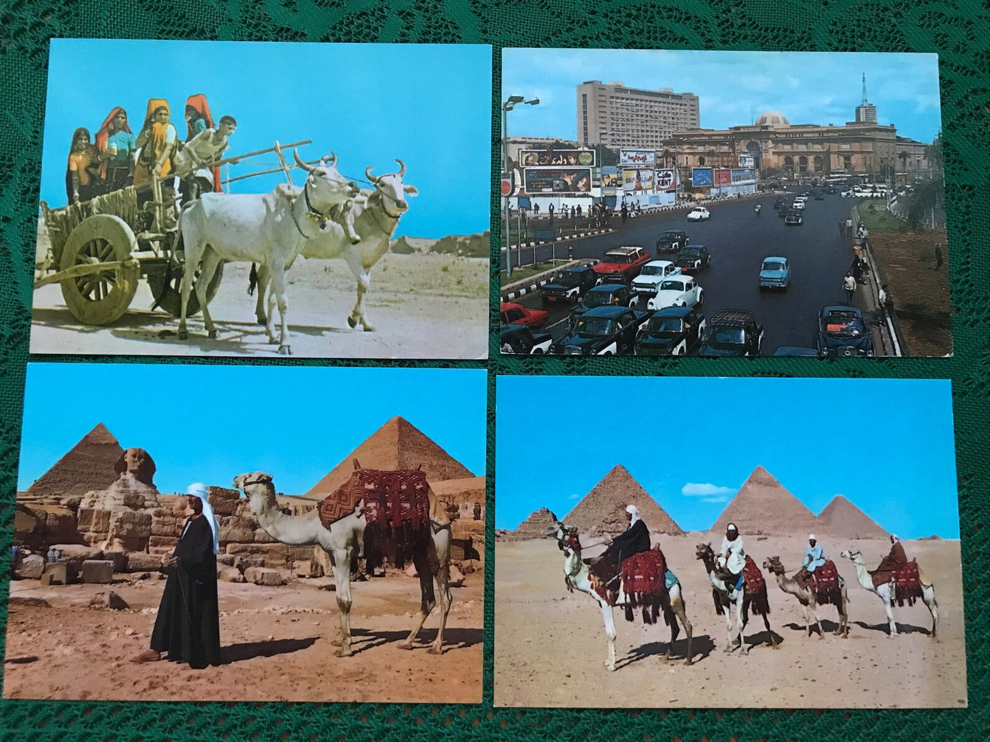 Set of 11 EXOTIC COUNTRIES postcards - 1960s-1970s - unused