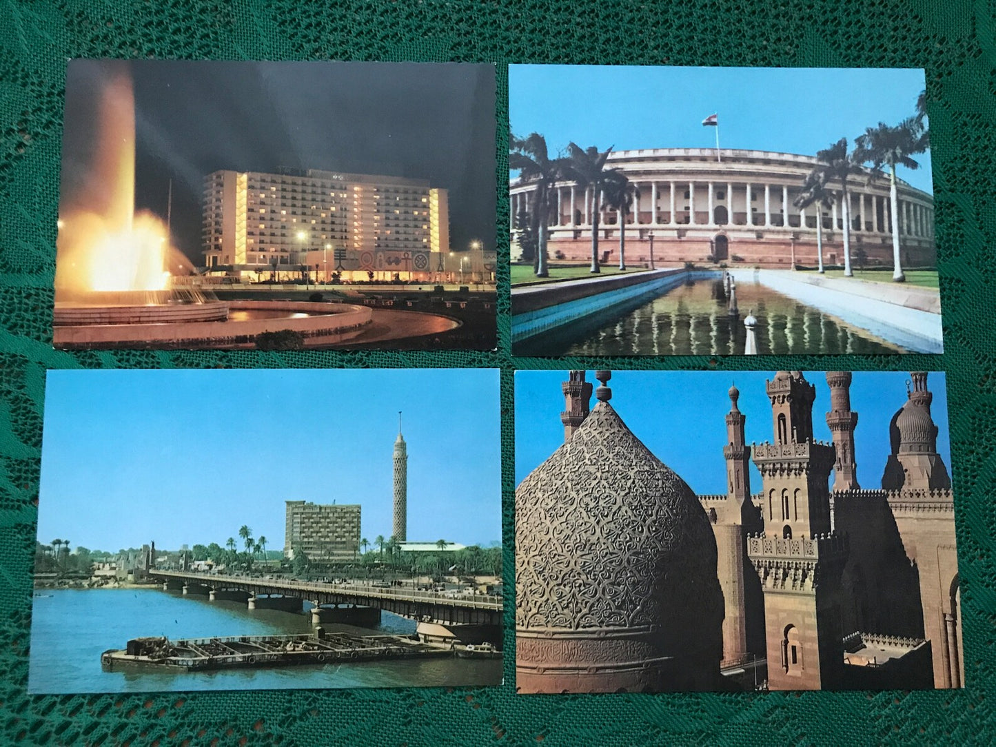 Set of 11 EXOTIC COUNTRIES postcards - 1960s-1970s - unused