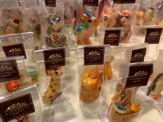 Estonian Marzipan Figures 3 pieces - Hand-sculpted and hand-painted - Kalev - Random choice