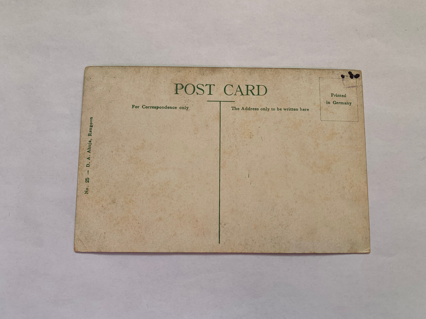 Old postcard - Antique postcard - Burma - Myanmar - Fytche Square - Carte Postale - early 1900s - Unused