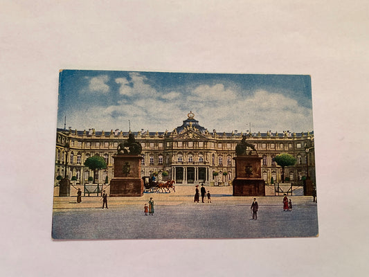 Old postcard - Antique postcard - Germany - STUTTGART - Neues Schloß - Carte Postale - early 1900s - Unused