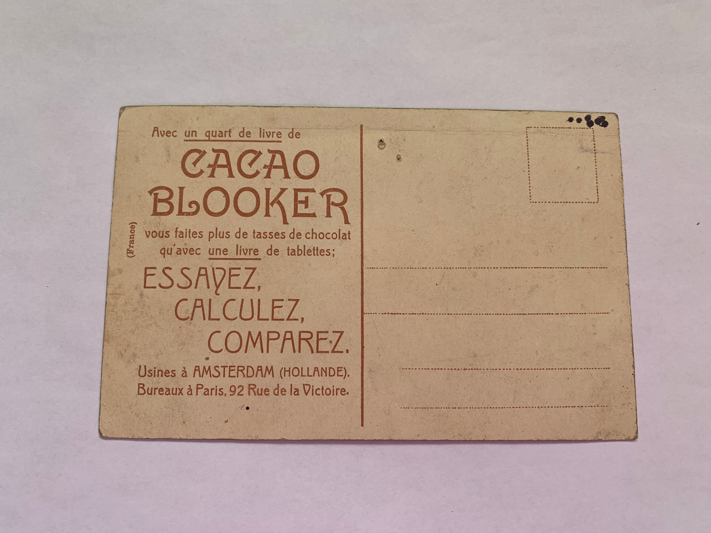 Old postcard - Antique postcard - Westzaan - Hollande - Carte Postale - early 1900s - Unused