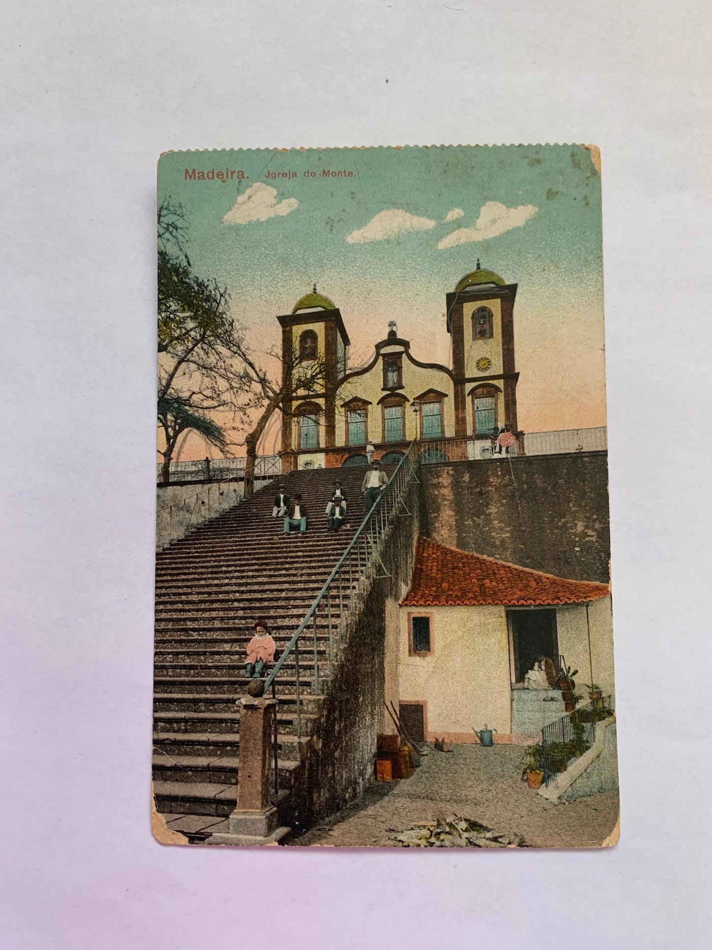 Old postcard - Antique postcard - Madeira - Portugal - Jgreja do Monte - Carte Postale - early 1900s - Unused