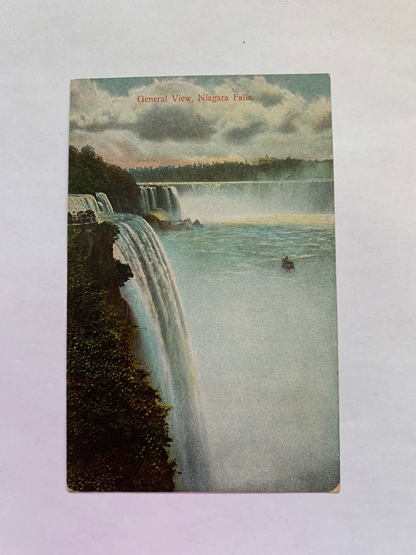 Old postcard - Antique postcard - General View, Niagara Falls - Carte Postale - early 1900s - Unused