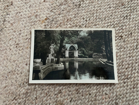 Soviet-time postcard for collecting - USSR view card - Kislovodsk - Mirror Pond - 1961 - postally unused