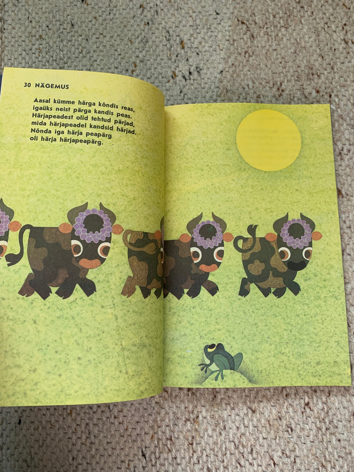 Vintage Estonian Children's Book - KILUL ON VILU - Gorgeous illustrations - 1987