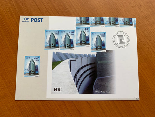 Estonian postcard - Postal stationery - KUMU, ESTONIAN ART MUSEUM in TALLINN - Philately info card - 2006