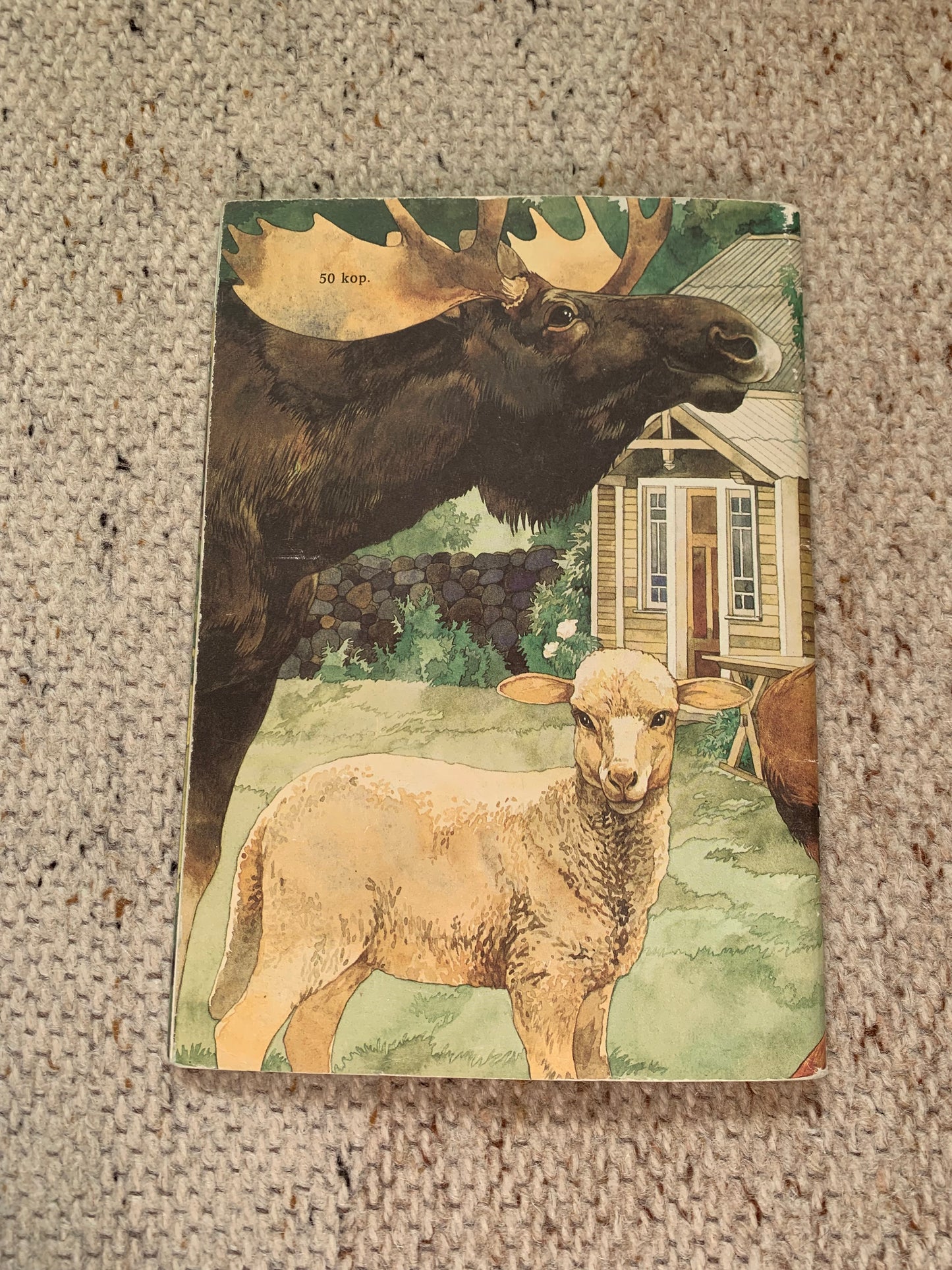 Vintage Estonian Children's Book - SONGS BY ANIMALS - LOOMALAULUD - Gorgeous illustrations - 1987