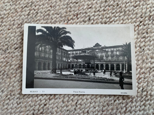 Old postcard - Antique postcard - SPAIN - Bilbao - Plaza Nueva - Carte Postale - Early 1900's - Unused (Copy)