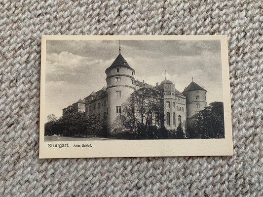 Old postcard - Antique postcard - GERMANY - Stuttgart - Altes Schloss - Old Castle - Carte Postale - Early 1900's - Unused