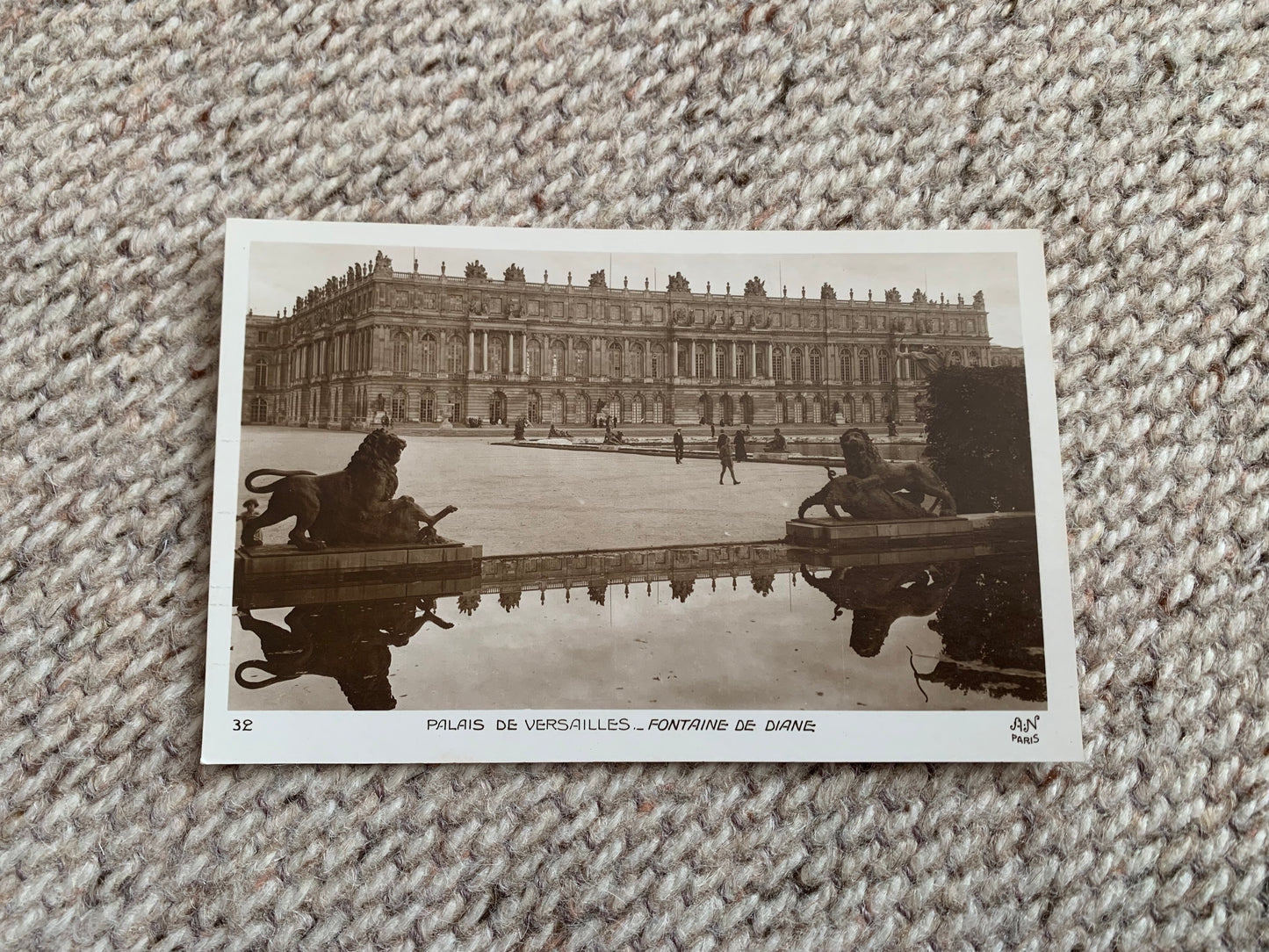 Old postcard - Antique postcard - FRANCE - PALACE OF VERSAILLES - FONTAINE DE DIANE - Carte Postale - Early 1900's - Unused