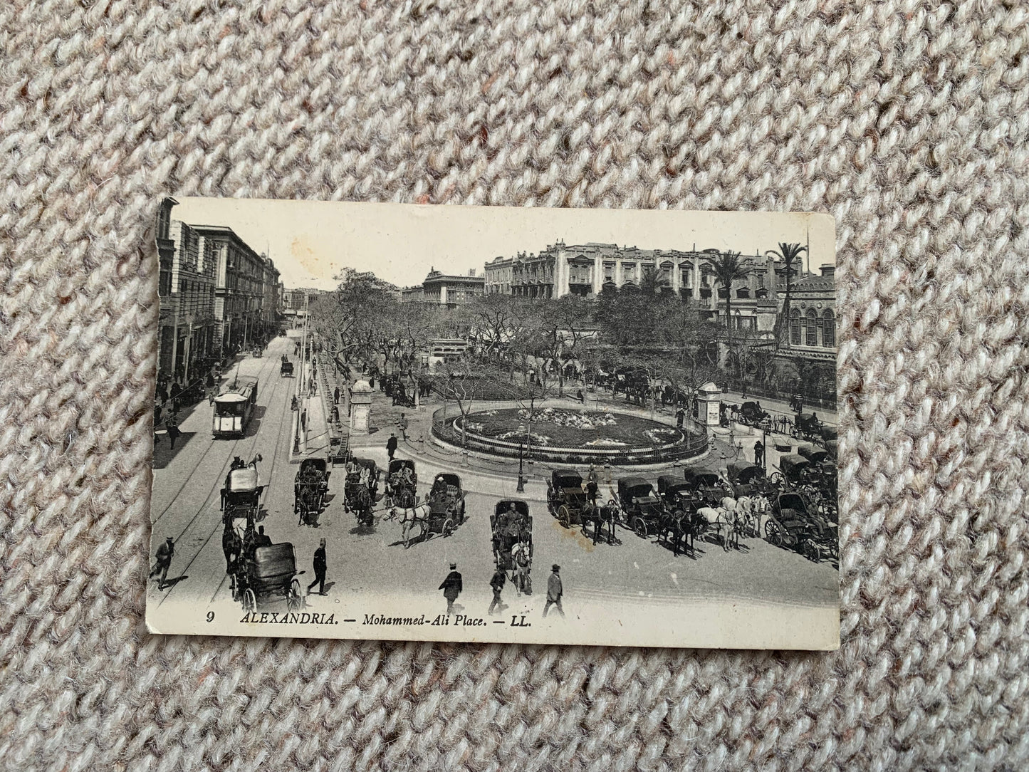 Old postcard - Antique postcard - EGYPT - AFRICA - ALEXANDRIA - Mohamed-Ali Place - Carte Postale - Early 1900's - Unused