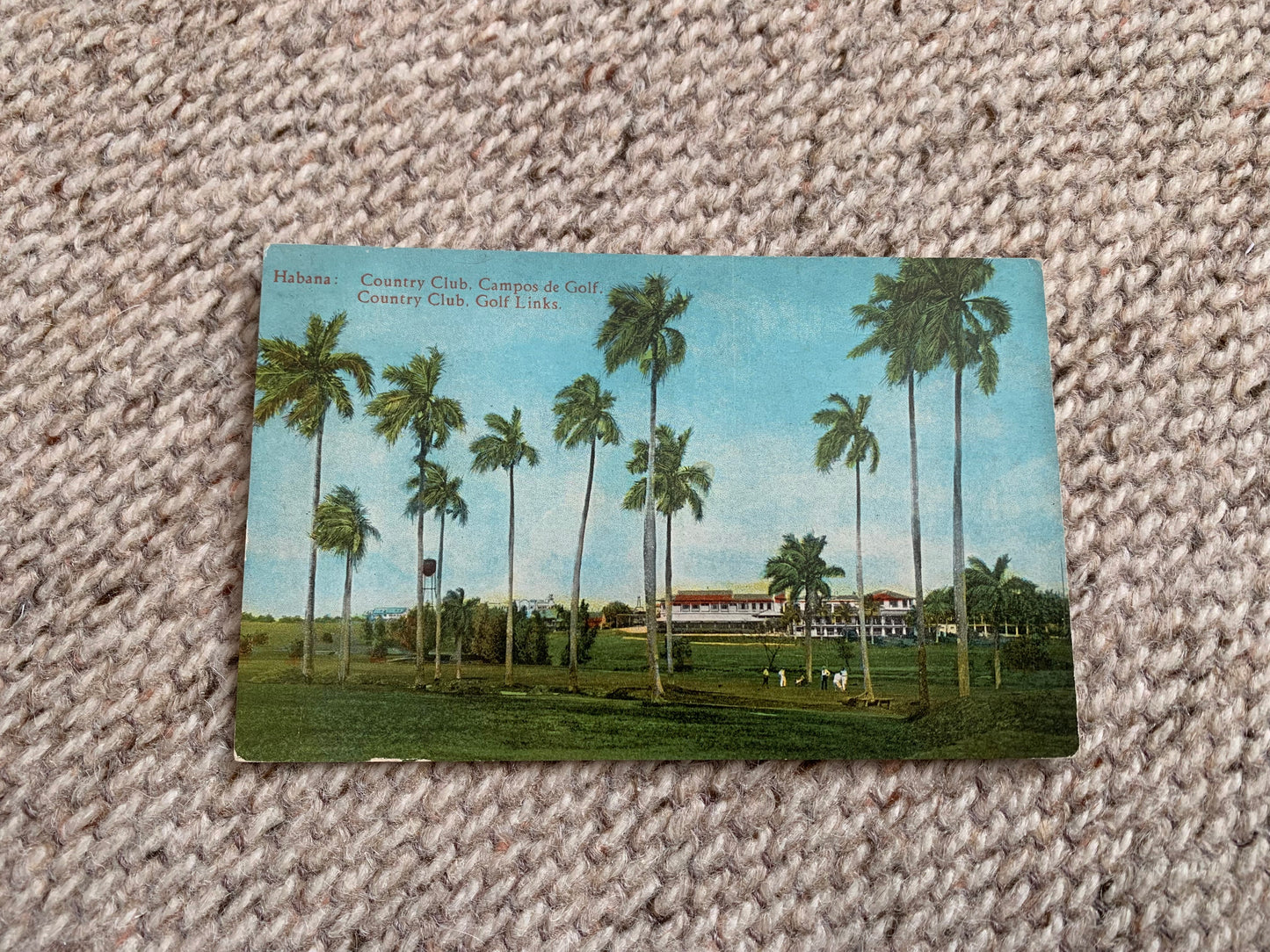 Old postcard - Antique postcard - Havana - Country Club - Golf Courses - Cuba - Carte Postale - Early 1900's - Unused
