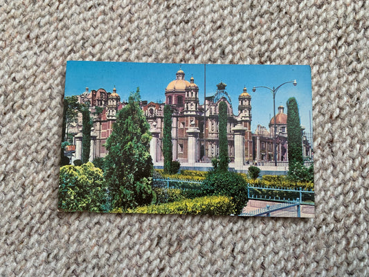 Old postcard - Antique postcard - BASILICA DE GUADALUPE - Catholic Church - Mexico - Carte Postale - Early 1900's - Unused
