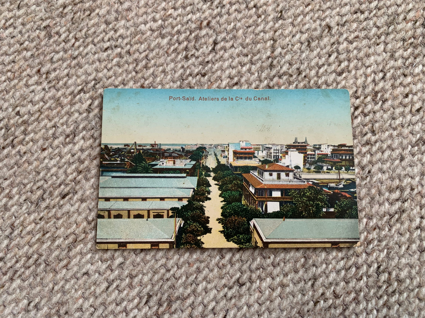 Old postcard - Antique postcard - EGYPT - AFRICA - Port-Saïd - Canal of Suez - Carte Postale - Early 1900's - Unused