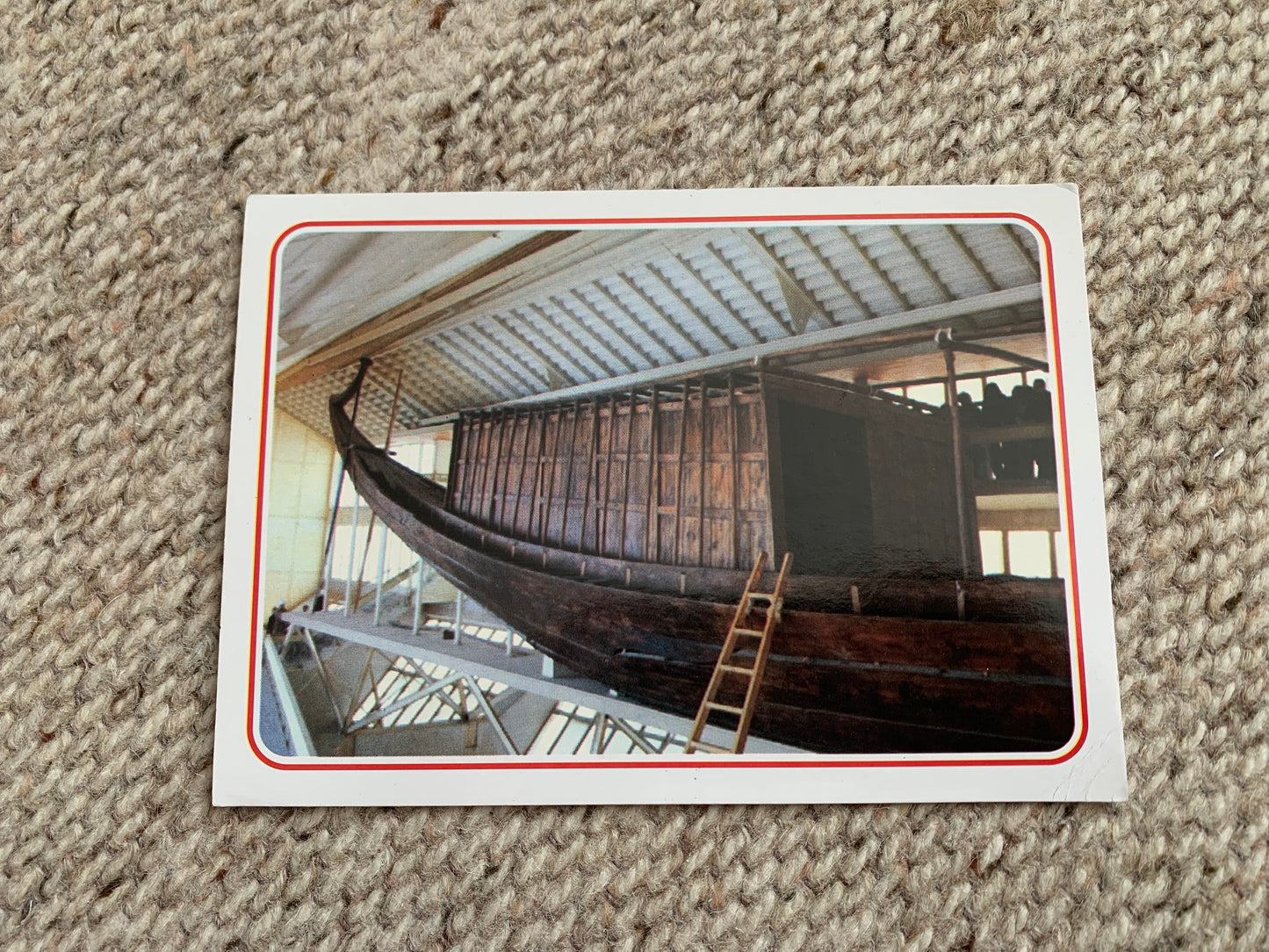 Egypt Africa postcard - PYRAMIDS-SOLAR BOATS - 2000's - unused