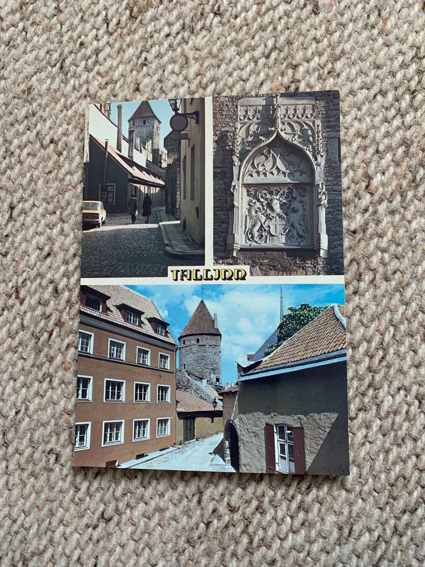 Soviet Estonia view card - Tallinn views - Intourist - Printed in USSR - 1986 - Unused