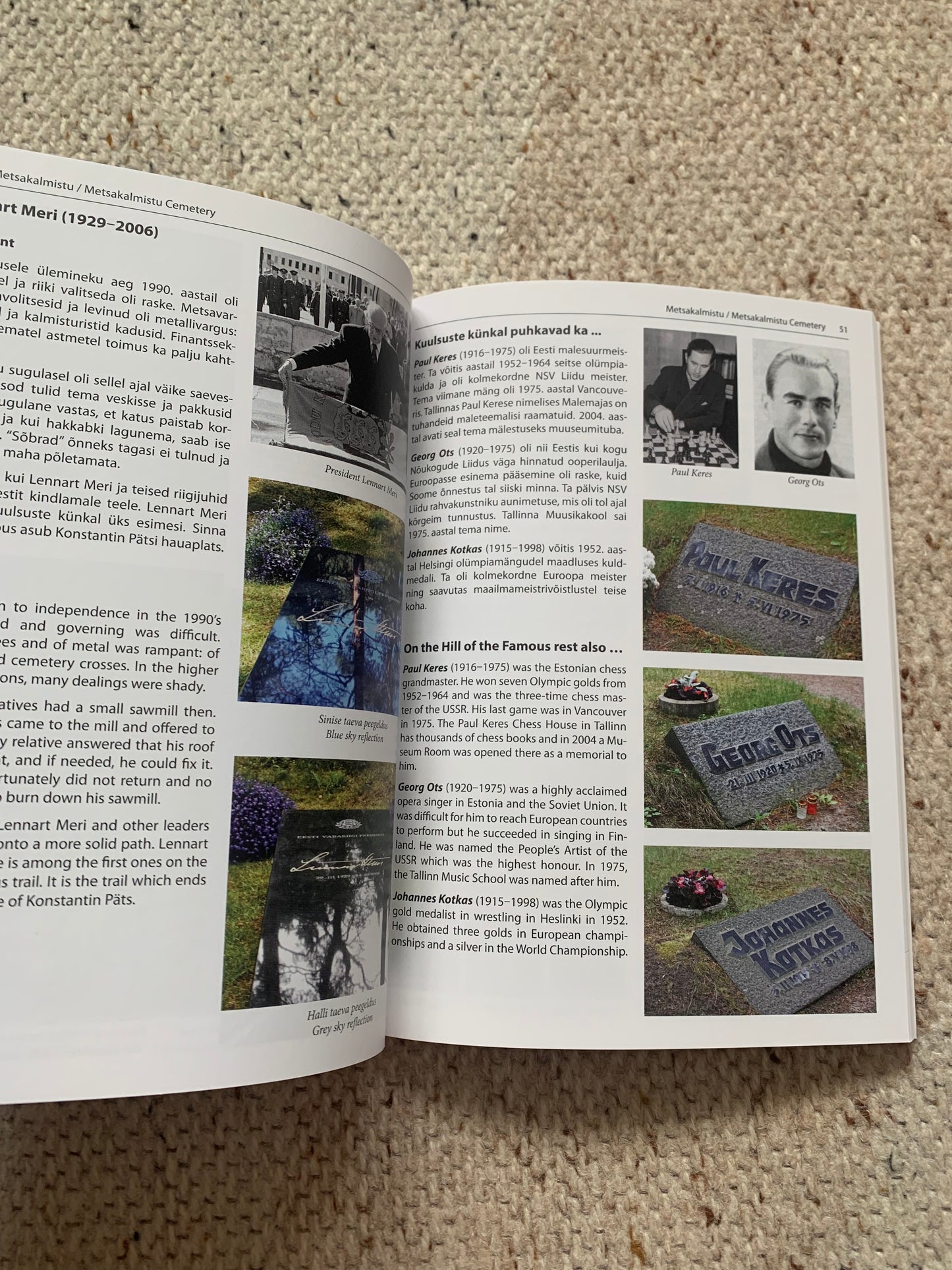 Reference book "THE CEMETERIES OF TALLINN - THE PEOPLE'S LEGACY" - Grenader Publishing - 2012 - see photos!