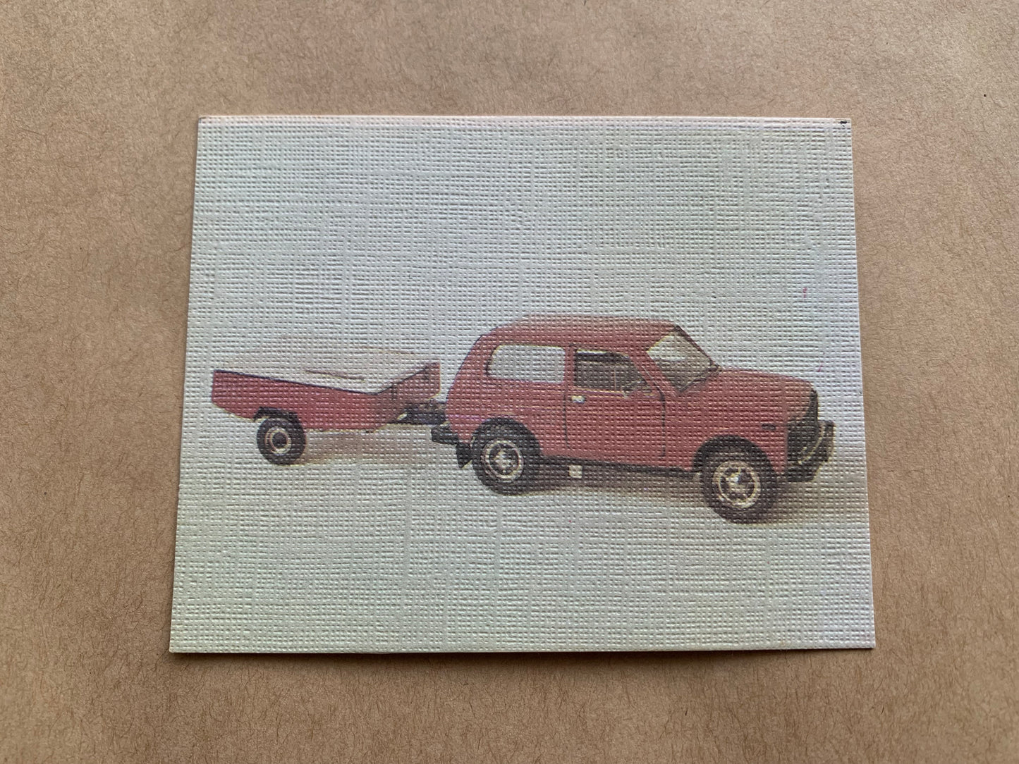Postcards with old automobiles - Collectible cards with vehicles - cars - Printed in 1980's USSR - unused
