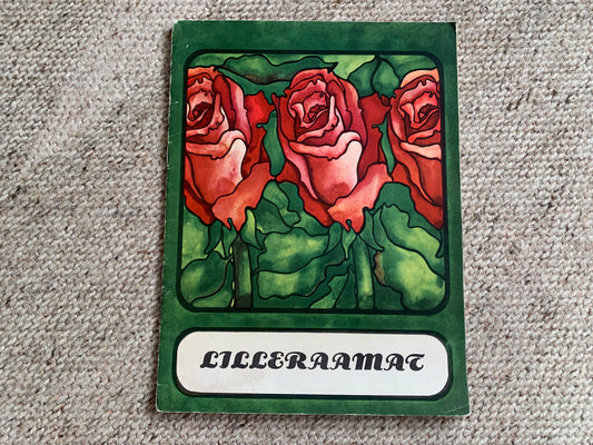 Vintage Estonian Children's Coloring Book - FLOWER BOOK - Gorgeous illustrations - 1972