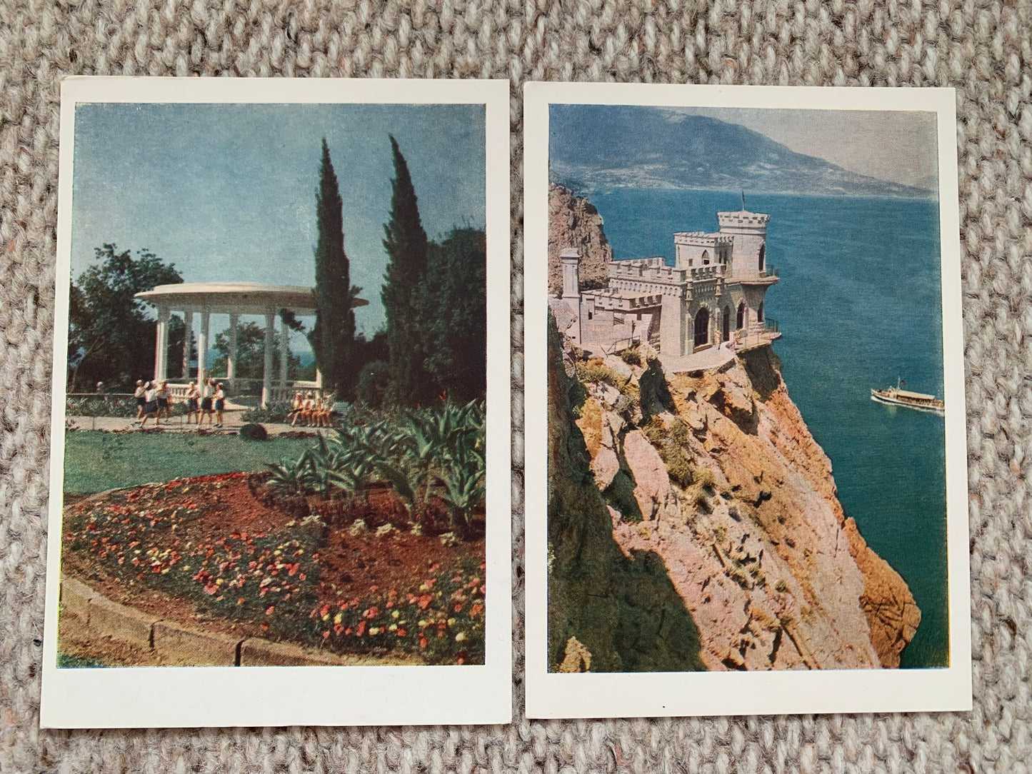 Vintage set of 12 Crimea postcards - Крим - Крым - Collectible Crimea view cards - Soviet Ukraine - Printed in USSR - 1956 - unused